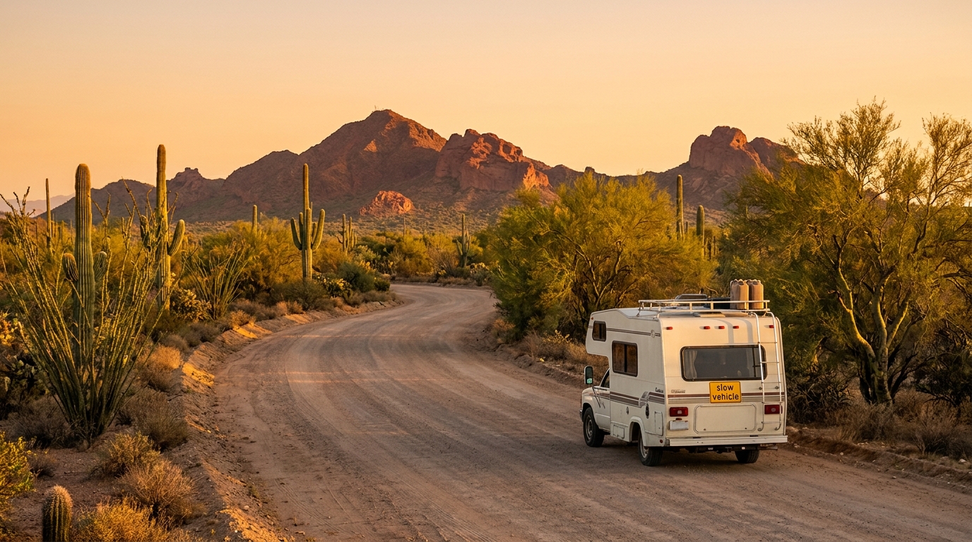 Map for Budget RV Driving in Phoenix - Save on Fuel 2026